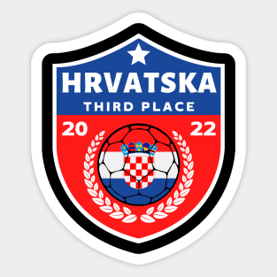 Hrvatska Third Place Sticker